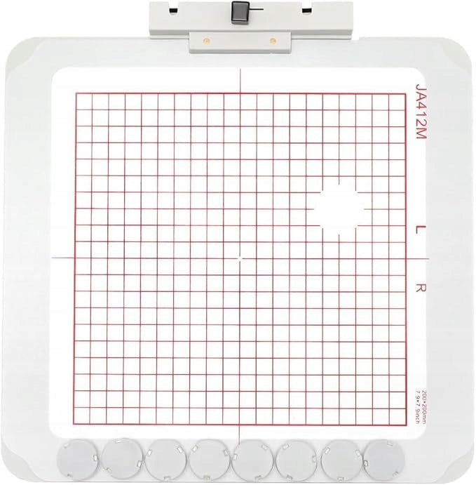MAGNETIC TAMBOURINE FOR COMPUTER EMBROIDERY 200 x 200 mm Model JA412M
