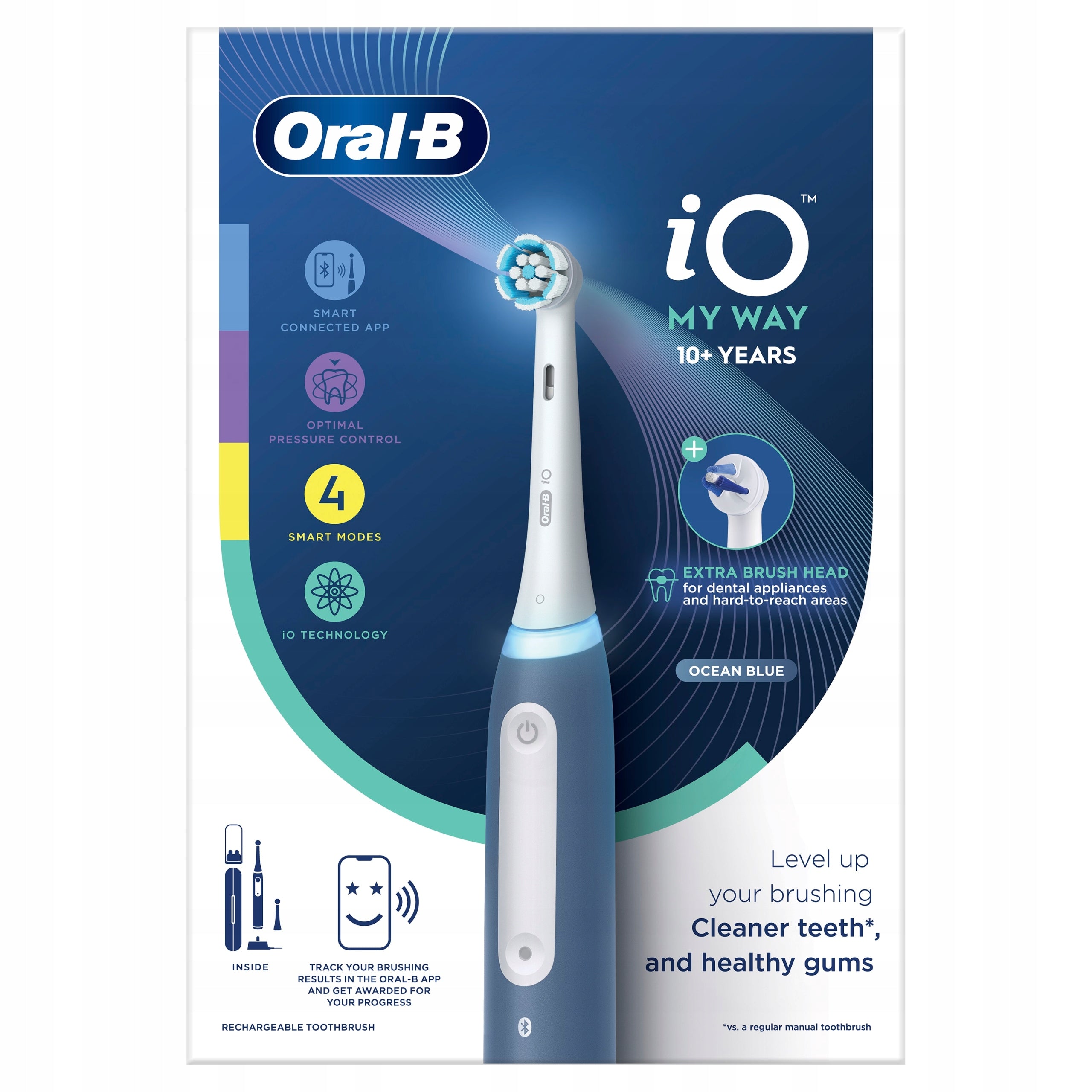 MAGNETIC TOOTHBRUSH ORAL-B IO MY WAY TEEN FOR TEENAGERS + CASE Manufacturer code 8006540818787