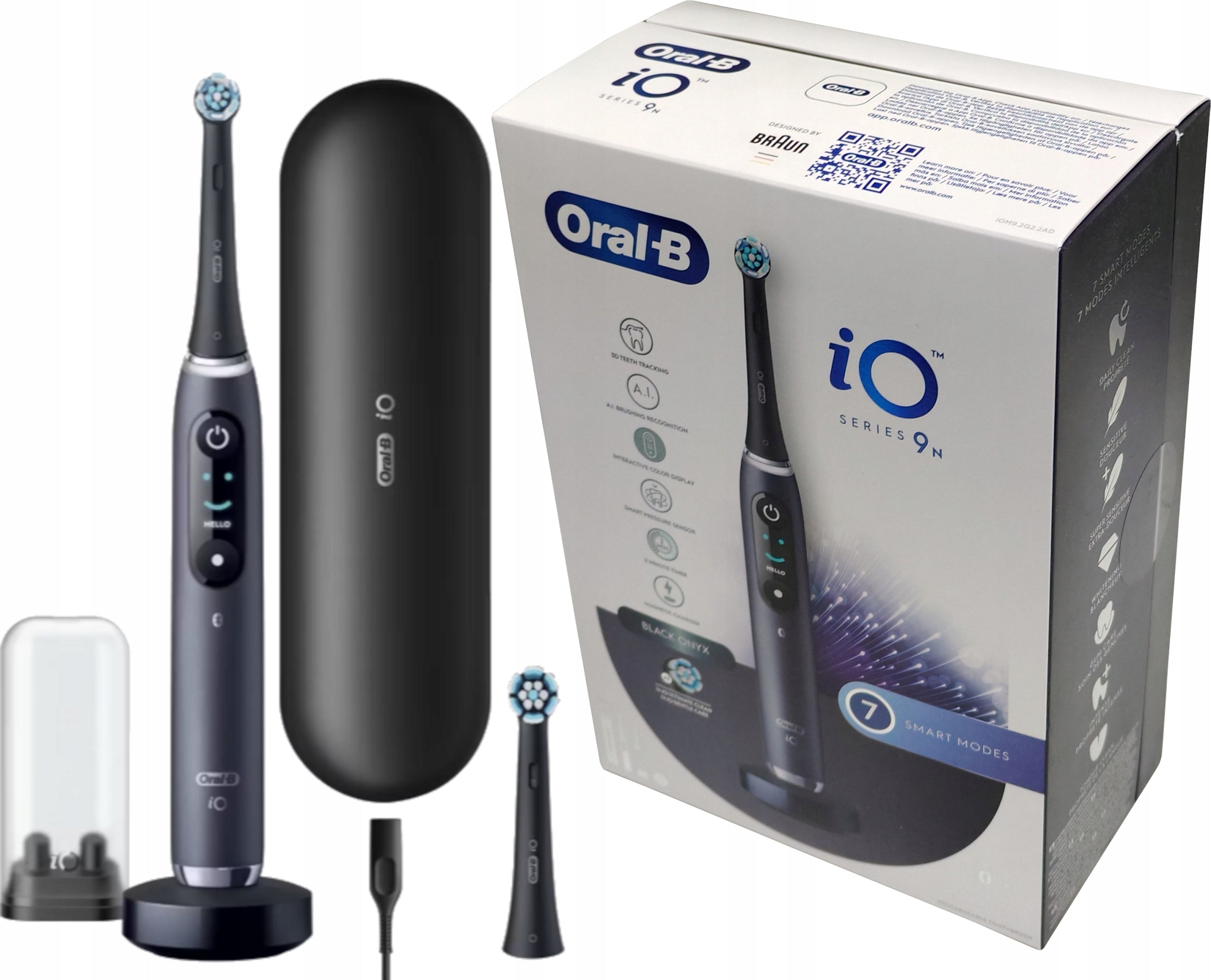 MAGNETIC TOOTHBRUSH ORAL-B iO SERIES 9N BLACK ONYX BLACK