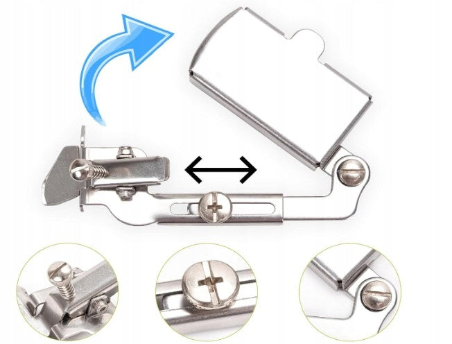 MAGNETIC UNIVERSAL GUIDE FOR SEWING MACHINE STAINLESS STEEL Brand no brand