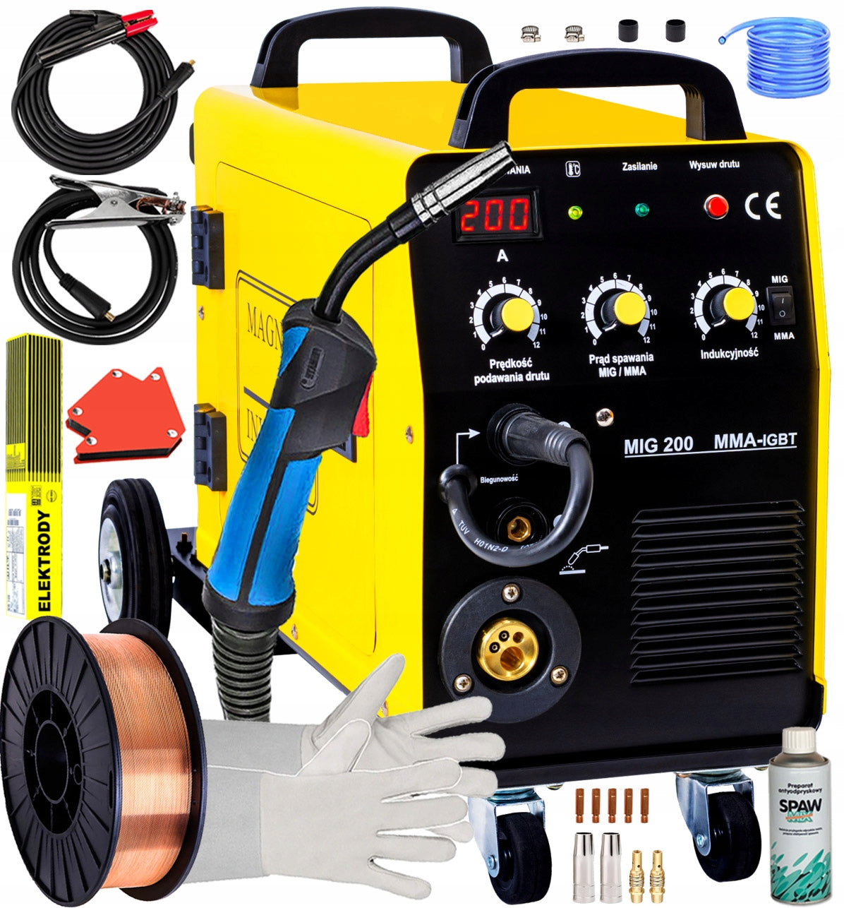 MAGNUM 200A KN TIG MIG/MAG INVENTORY WELDING MACHINE