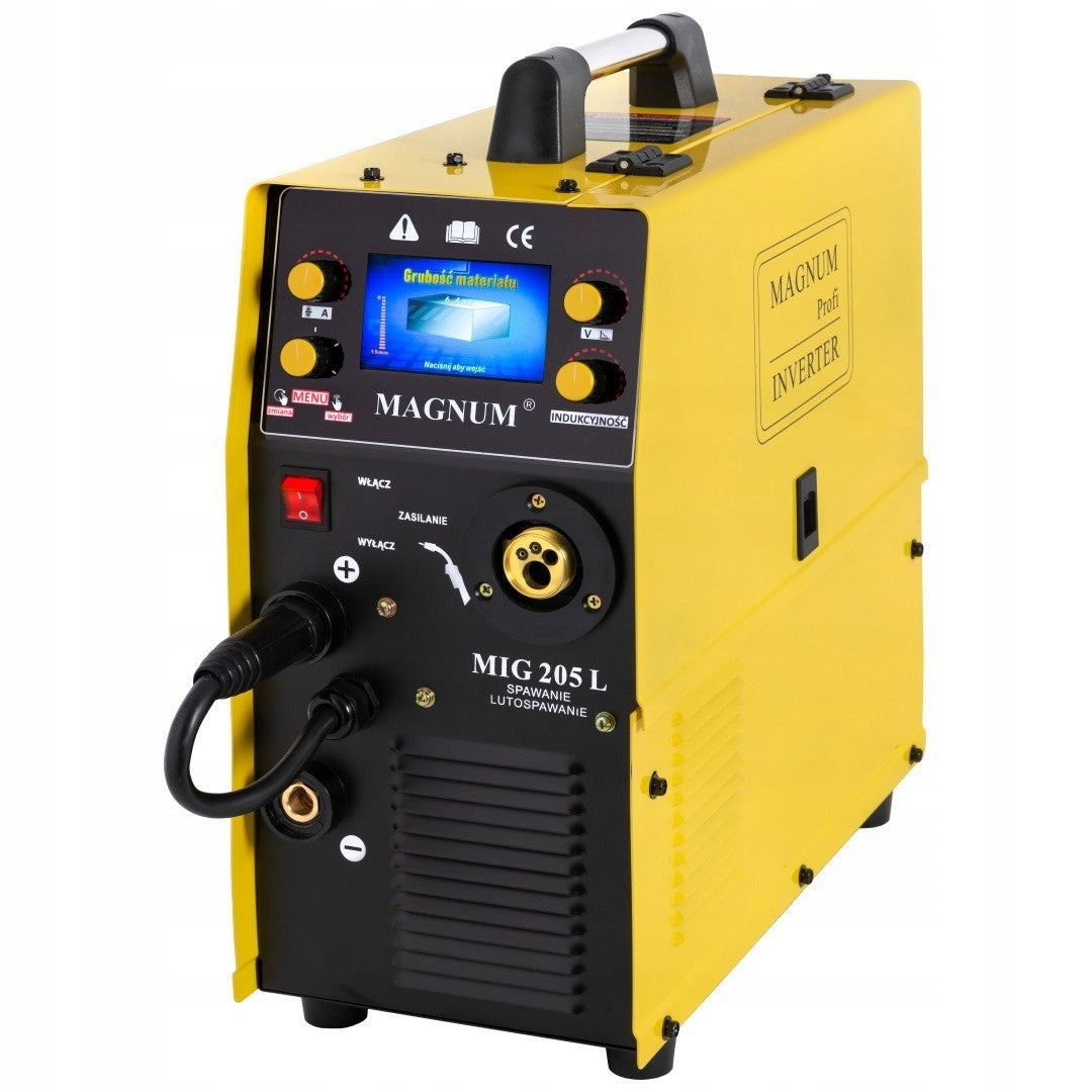 MAGNUM MIG 205L welder with LCD soldering function