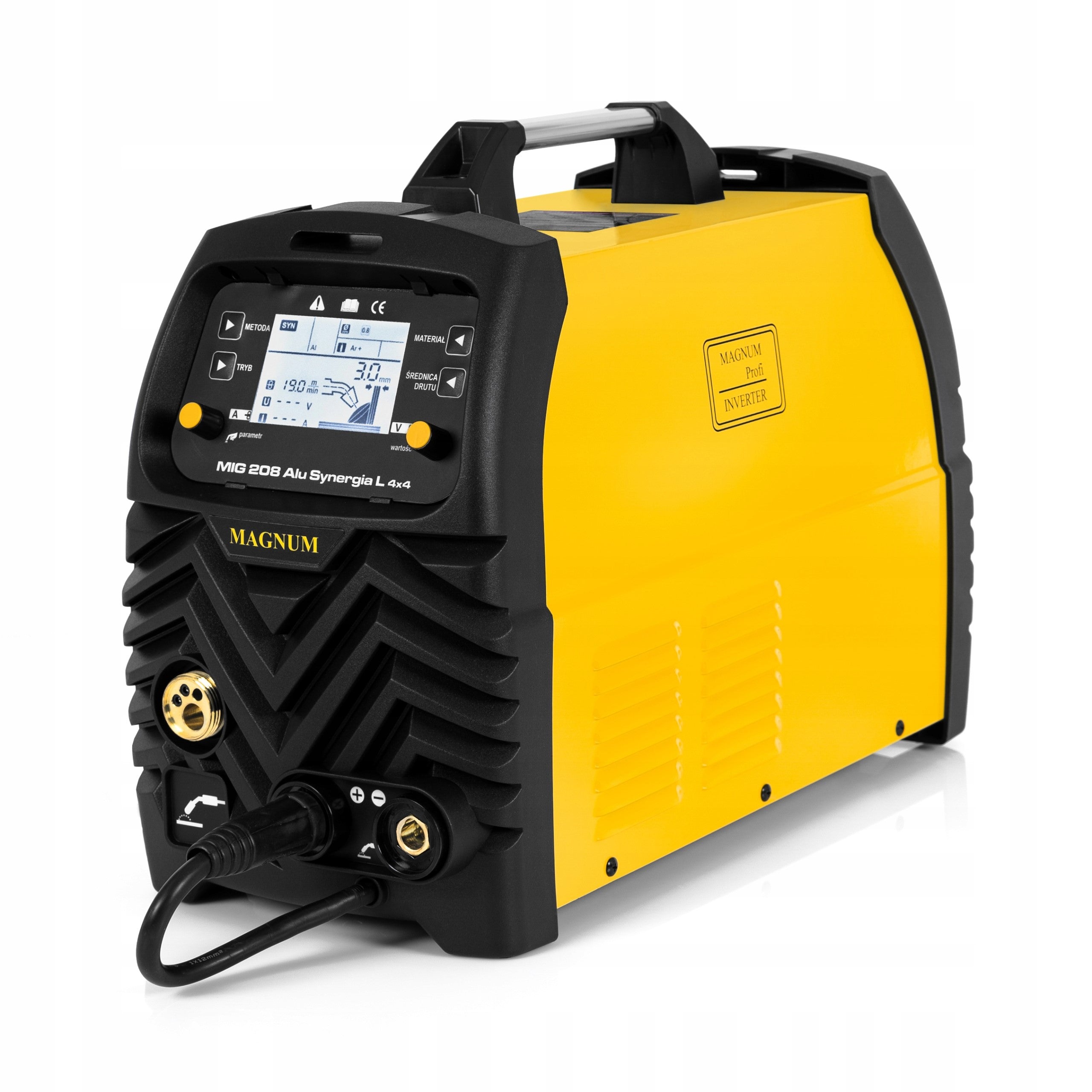 MAGNUM MIG 208 ALU SYNERGY WELDING MACHINE 4X4 MMA TIG 200A ALUMINIUM 3IN1 Manufacturer code U MI 208ALU 4x4