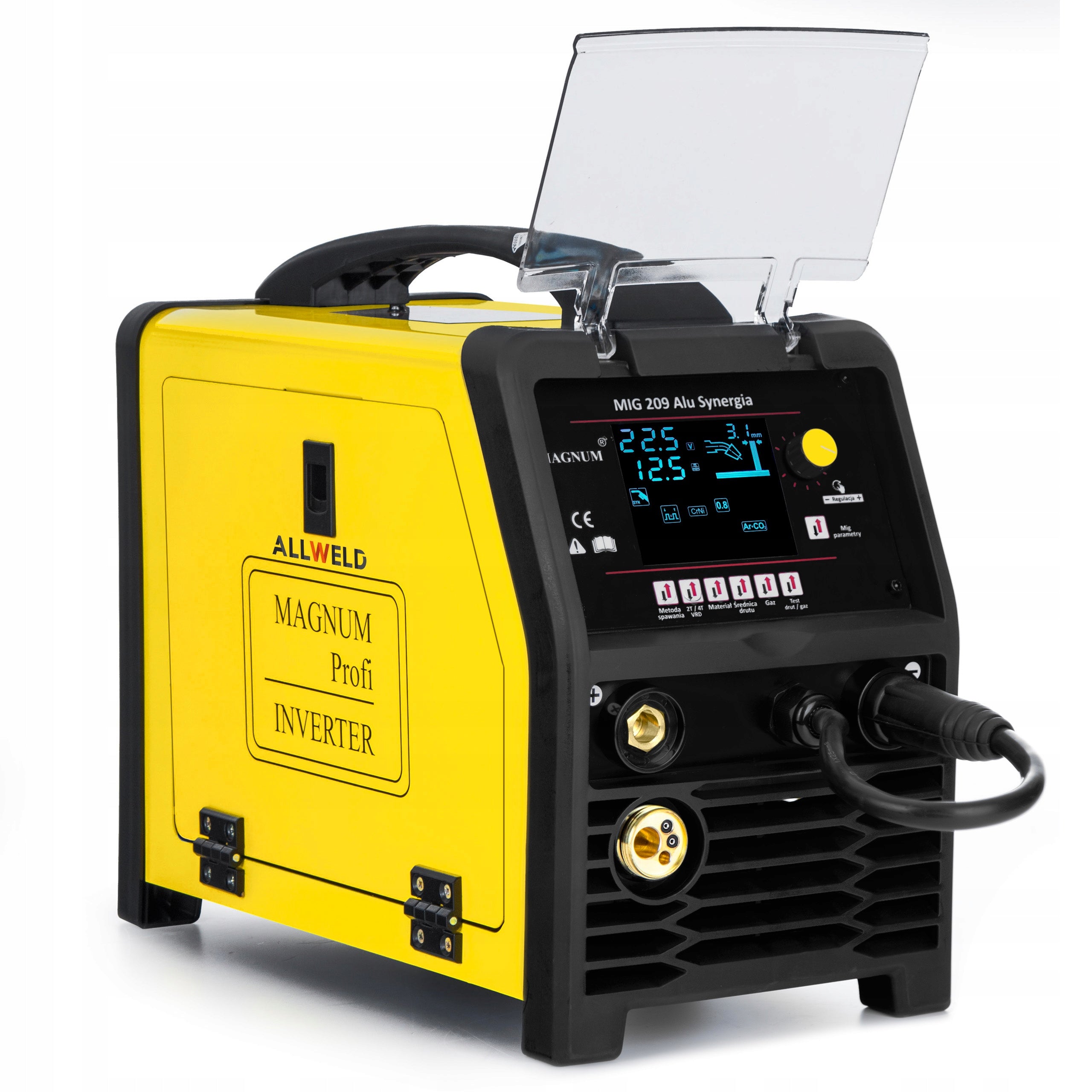 MAGNUM MIG 209 ALUMINIUM SYNERGY WELDING MACHINE MMA TIG 200A 230V LCD EAN (GTIN) 5907195566401