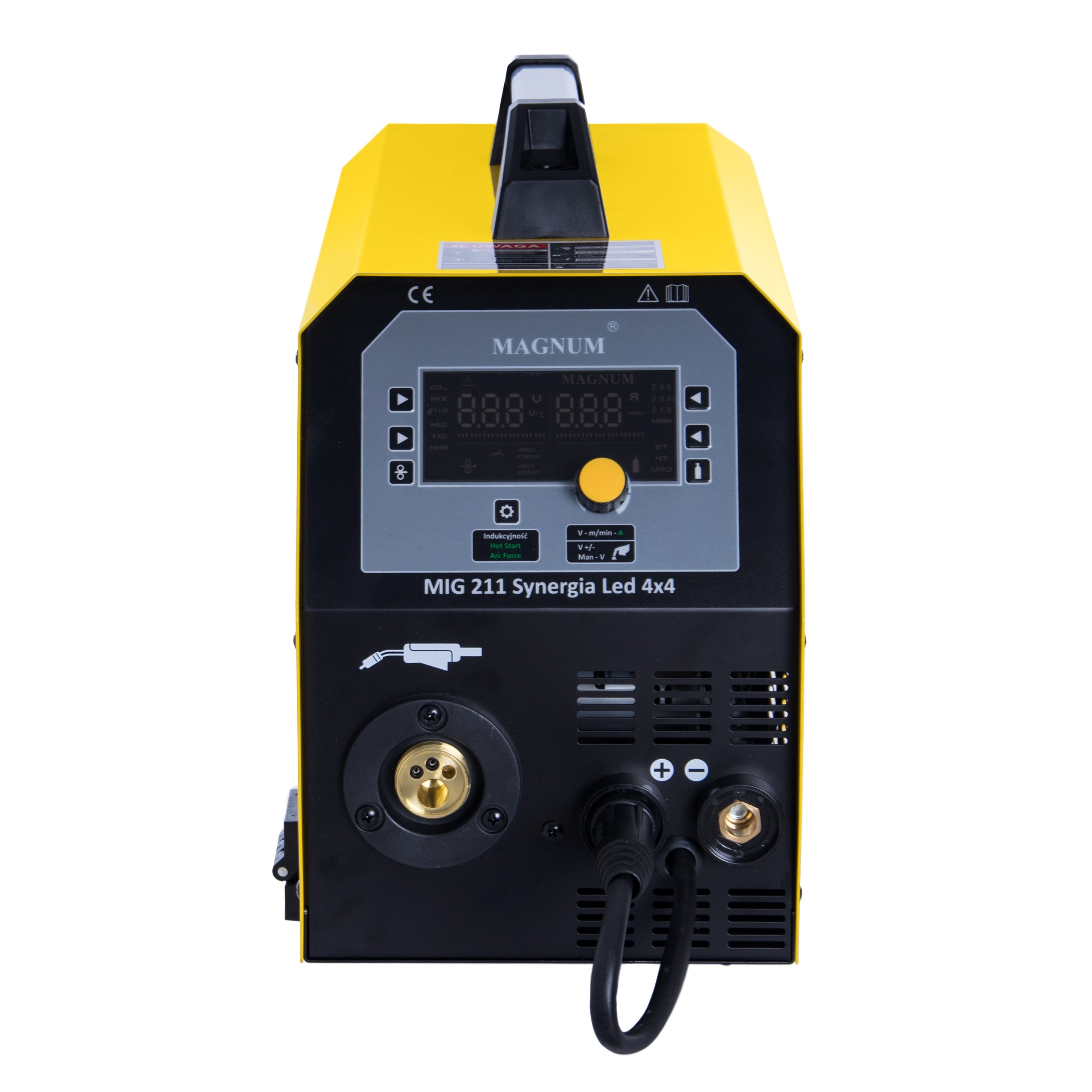 MAGNUM MIG 211 Inverter Welding Machine Synergy LED Feeder 4X4 200A/60% Manufacturer code P046272