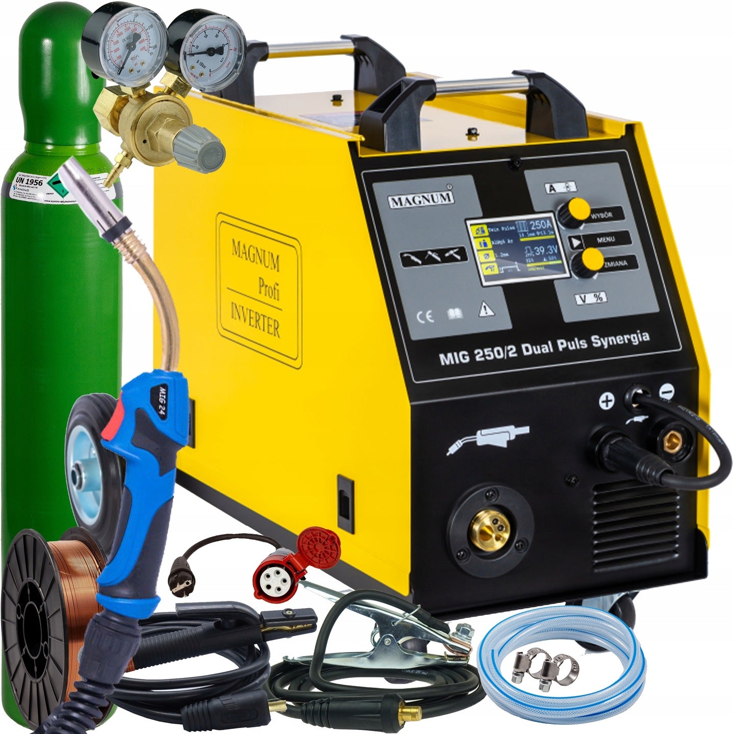 MAGNUM MIG 250/2 DUAL PULSE SYNERGY WELDING MACHINE 230/400V SET OF 4