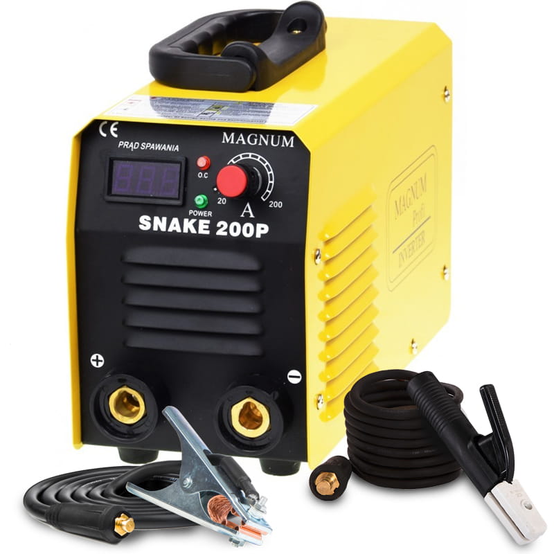 MAGNUM SNAKE 200 PS MMA TIG 230V 200A IGBT INVERTER ELECTRODE WELDING MACHINE