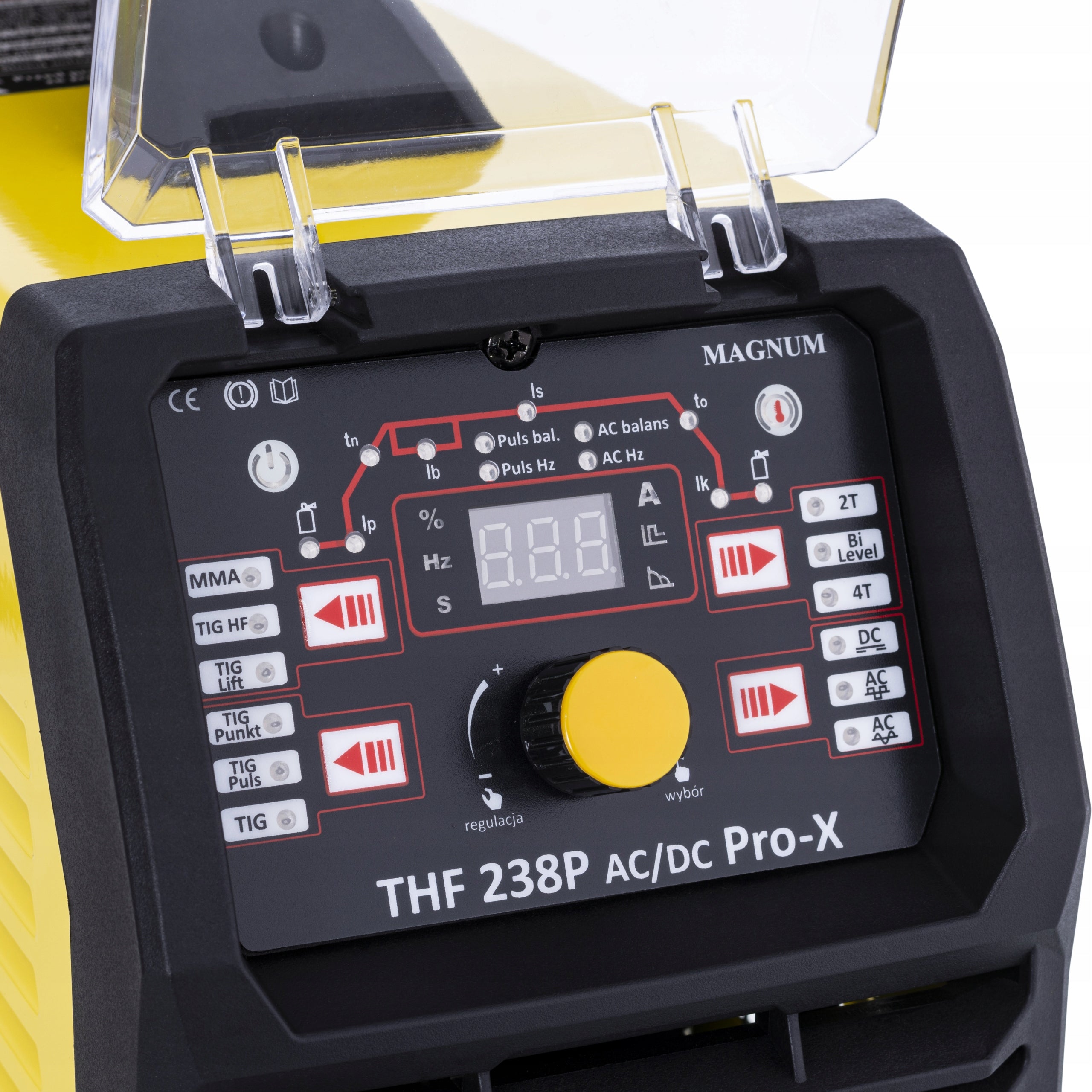 MAGNUM TIG 238P AC/DC PRO-X inverter TIG AC DC aluminium MMA Manufacturer code U I THF238PRO-X ZESTAW#2
