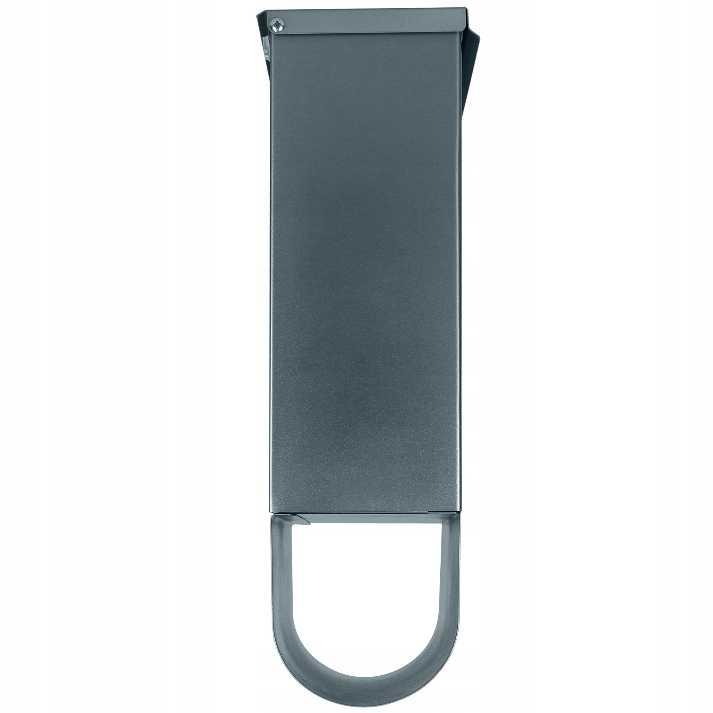MAIL BOX FOR LETTERS MODERN MAIL VIEWER ANTHRACITE TUBE MAGAZINE CASE Box type slot with a newspaper holder