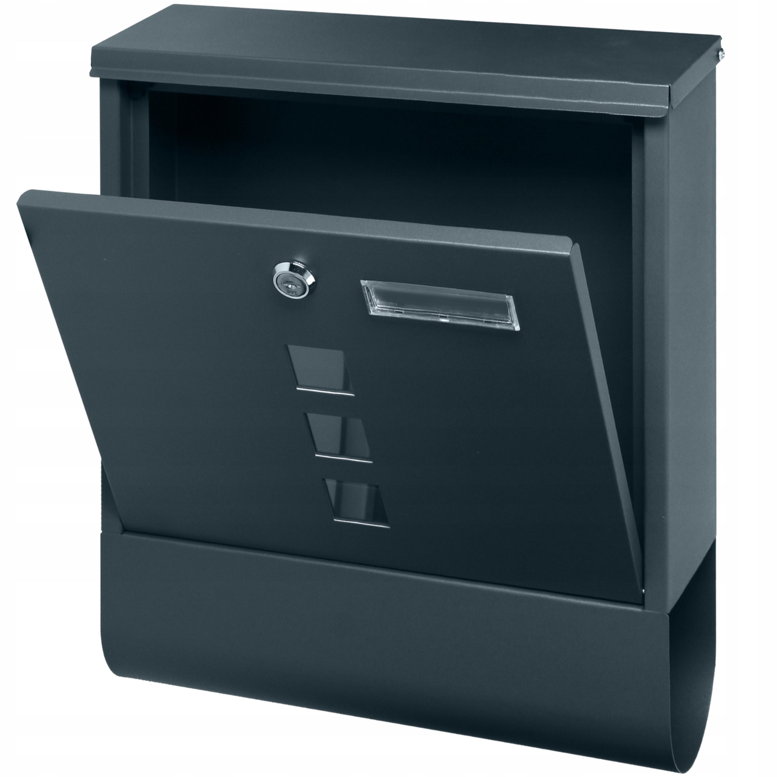 MAIL BOX FOR LETTERS MODERN MAIL VIEWER ANTHRACITE TUBE MAGAZINE CASE Manufacturer code MB-2/A