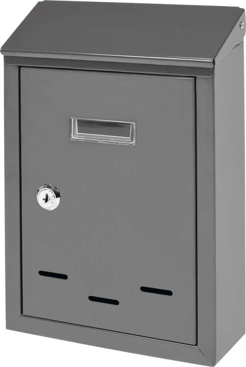 MAILBOX 285 x 200 x 60 mm GRAPHITE VOREL Box type slot
