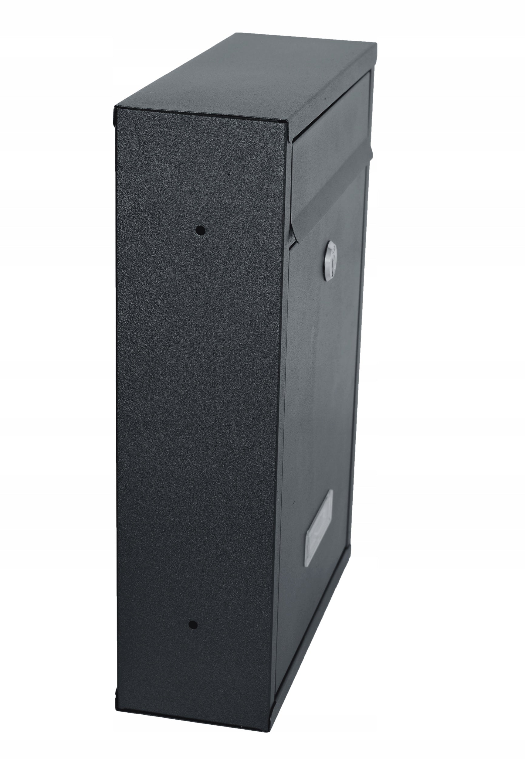 MAILBOX STEEL ANTHRACITE WITH KEY WITH WINDOW Product depth 8.5 cm