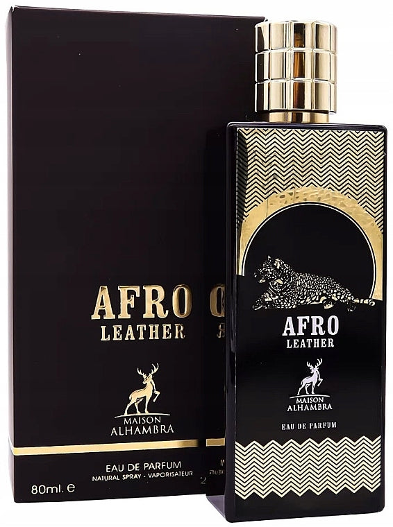 MAISON ALHAMBRA AFRO LEATHER EAU DE PARFUM 80ML UNISEX