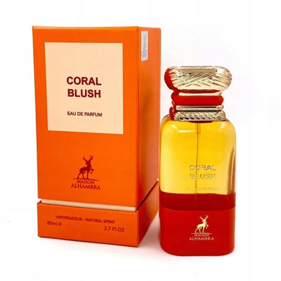 MAISON ALHAMBRA CORAL BLUSH 80ML EAU DE PARFUM FOR WOMEN AND MEN Packaging status original