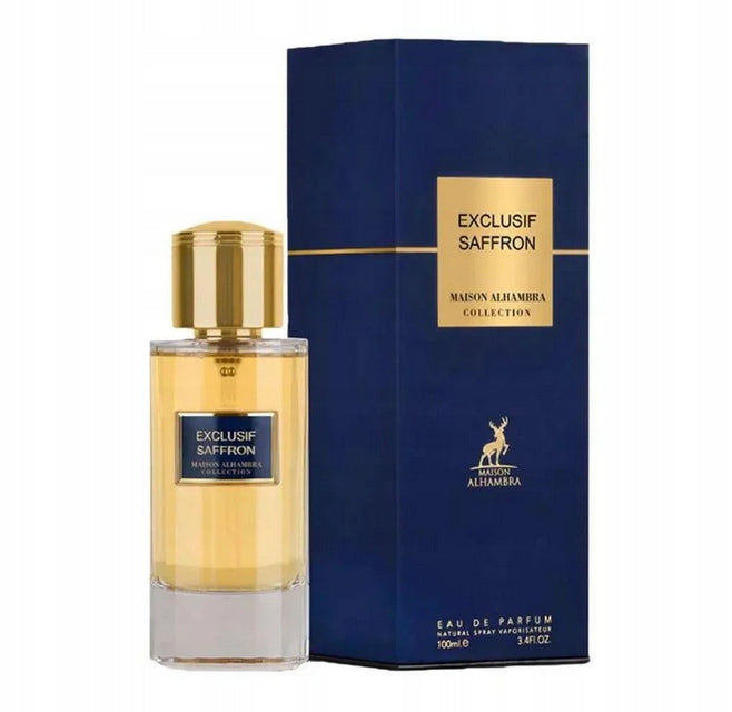 MAISON ALHAMBRA EXCLUSIF SAFFRON 100ML UNISEX ORIENTAL PERFUME Packaging volume 100 ml