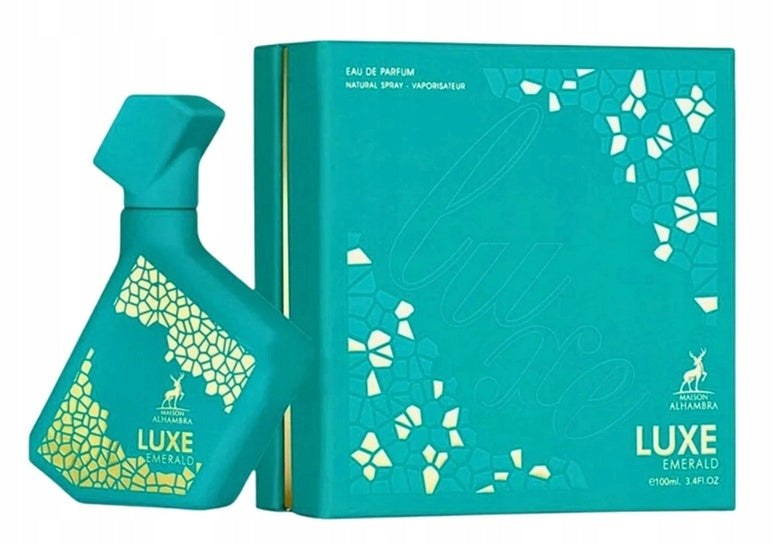MAISON ALHAMBRA LUXE EMERALD 100ML UNISEX EAU DE PARFUM FOR WOMEN