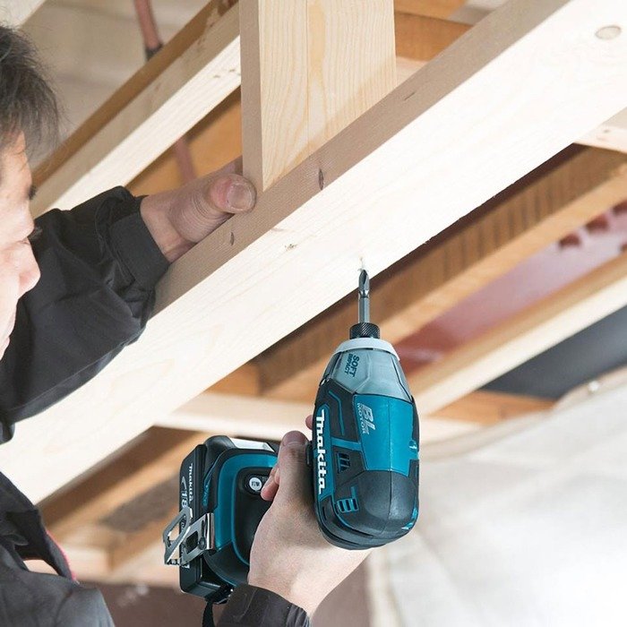 MAKITA 18V Cordless Impulse Screwdriver Brushless Body DTS141Z Maximum speed - 1st gear 1200 RPM
