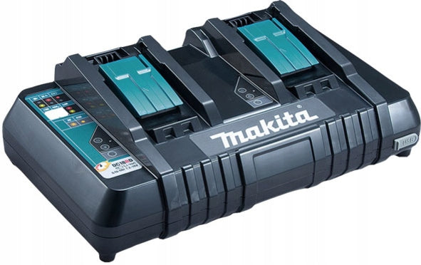 MAKITA 196933-6 DC18RD CHARGER 18V DOUBLE TWO-SOCKET + SUITCASE + CARTRIDGE Packaging status original