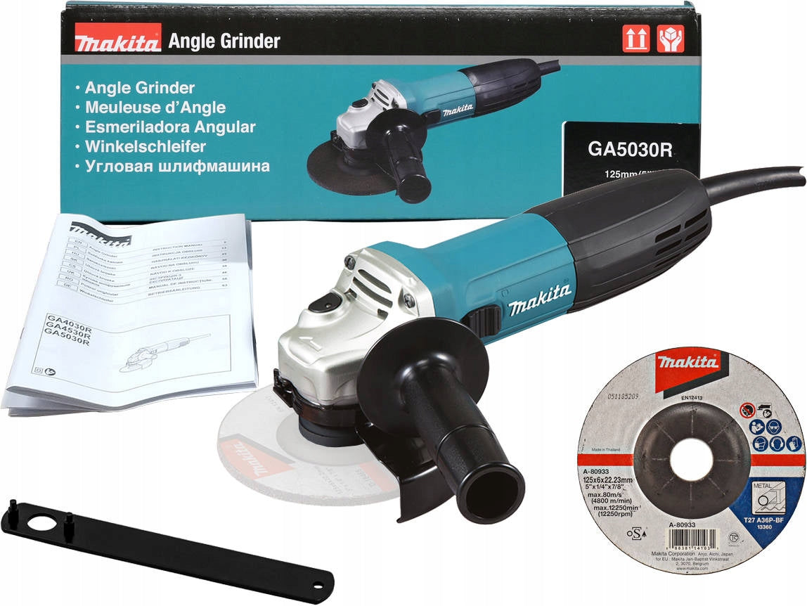 MAKITA Angle grinder 125 mm 720W slow start GA5030R + disc Makita PL