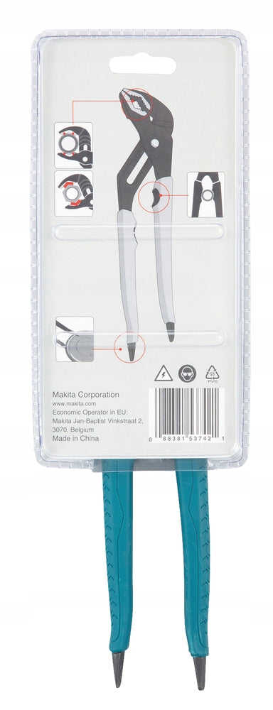 MAKITA B-65486 PIPE PLIERS 250mm 0-2'' (0-50,8mm) Manufacturer code B-65486