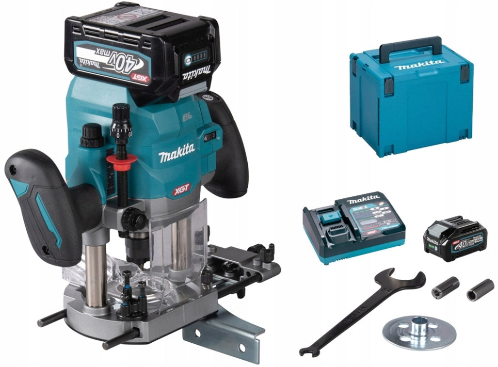 MAKITA CORDLESS SPINDLE MILLING MACHINE 40V XGT 2x4,0Ah RP001GM201