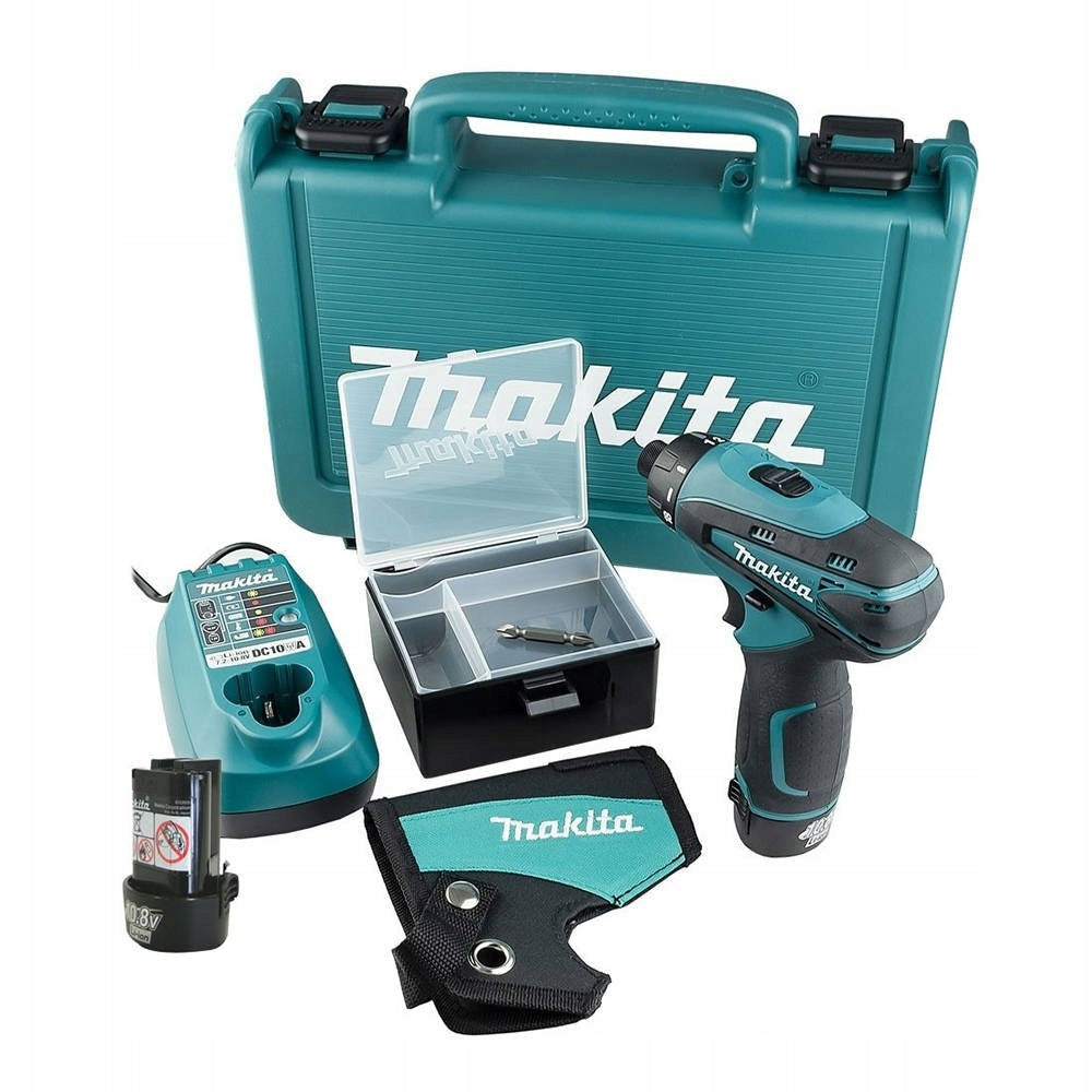 MAKITA Cordless Drill/Driver 24Nm 10,8V 2x1.3Ah DC10WA DF030DWE