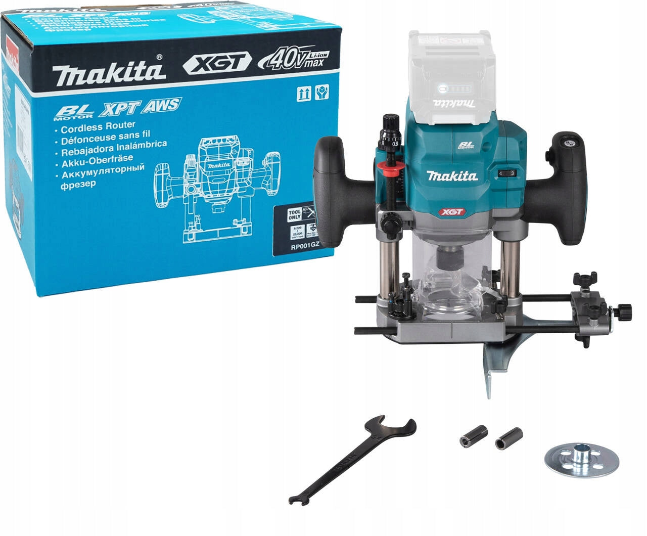 MAKITA Cordless spindle milling machine 12mm 40V XGT RP001GZ Makita