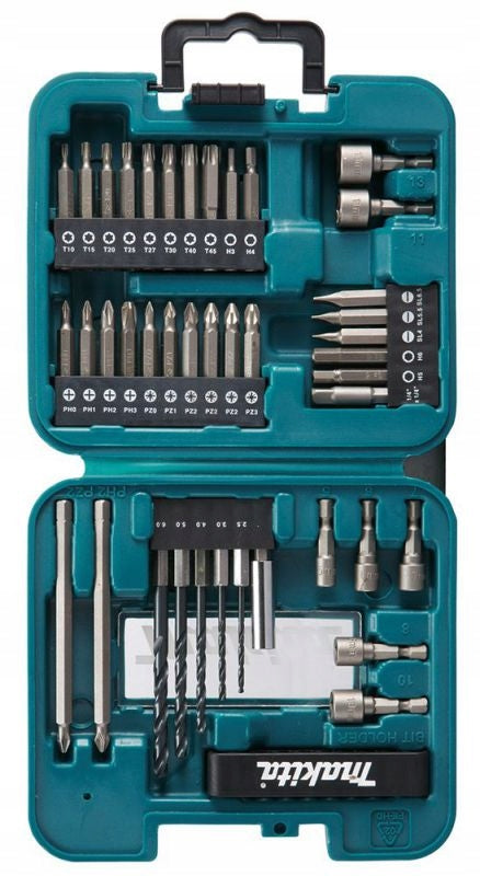 MAKITA D-58877 Hardware Accessories Set Drill Bits Keys 42 Pcs Manufacturer code D-58877