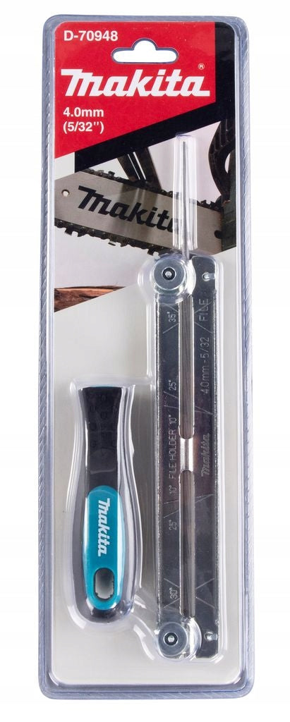 MAKITA D-70948 ROUND FILE FOR SHARPENING CHAIN 4mm + HANDLE + FITTING