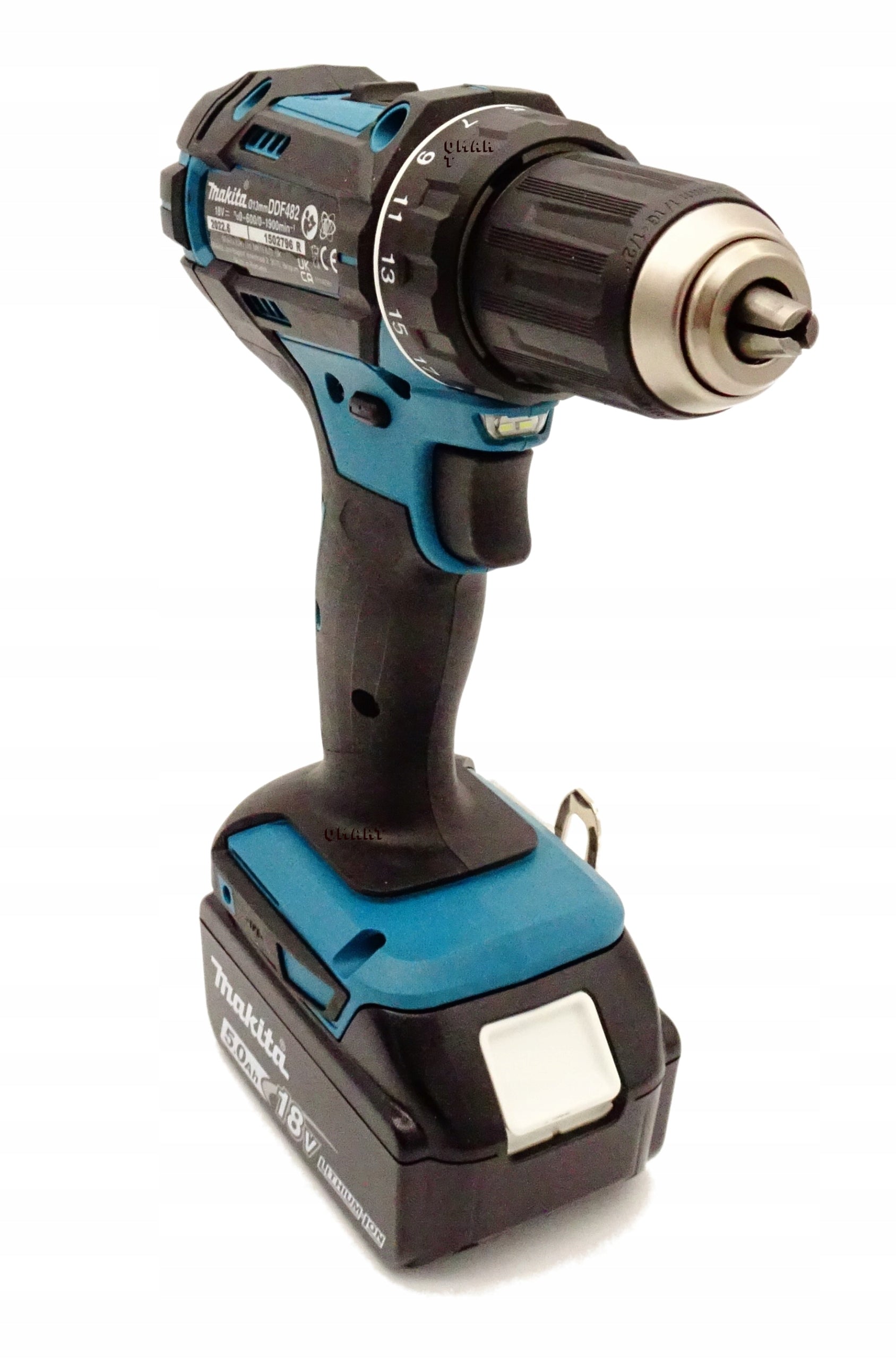 MAKITA DDF482Z DRILLING MACHINE 18V LXT BODY 62NM 2-SPEED Power supply rechargeable battery