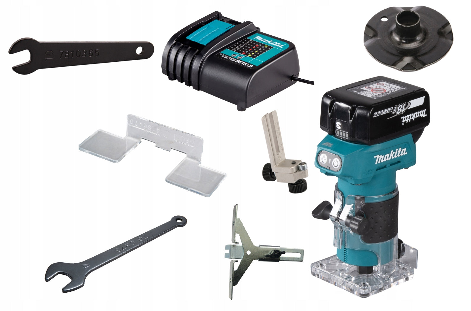 MAKITA DRT52SF MILLING MACHINE AKU ONE-HANDED 18V 30000rpm
