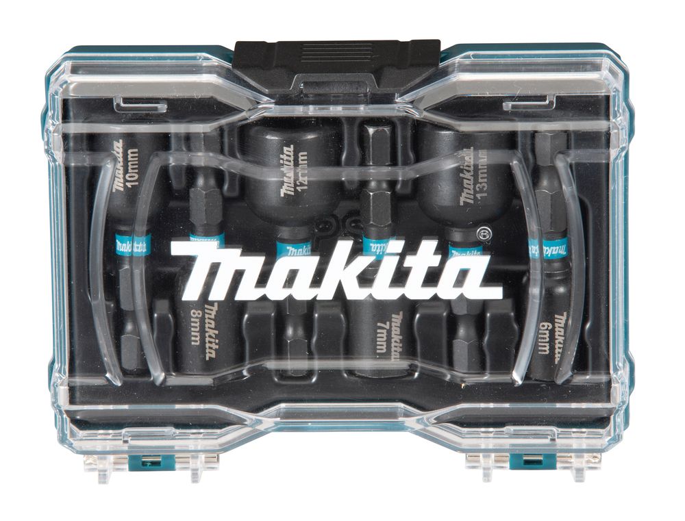 MAKITA E-15768 Impact Socket Set 1/4" 50mm 6 Pack Set elements socket wrenches