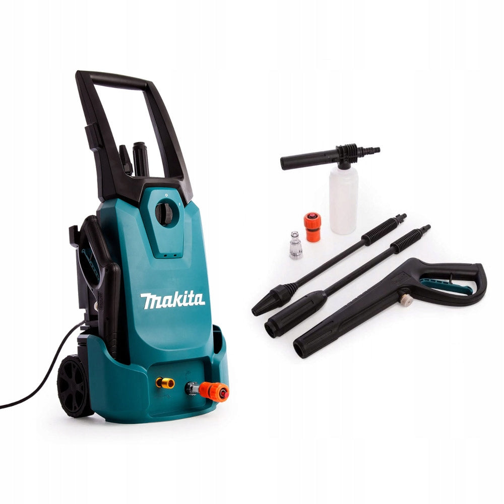 MAKITA Pressure washer HW1200 120bar, 1800W, 420 l/h, turbo nozzle, 10 m