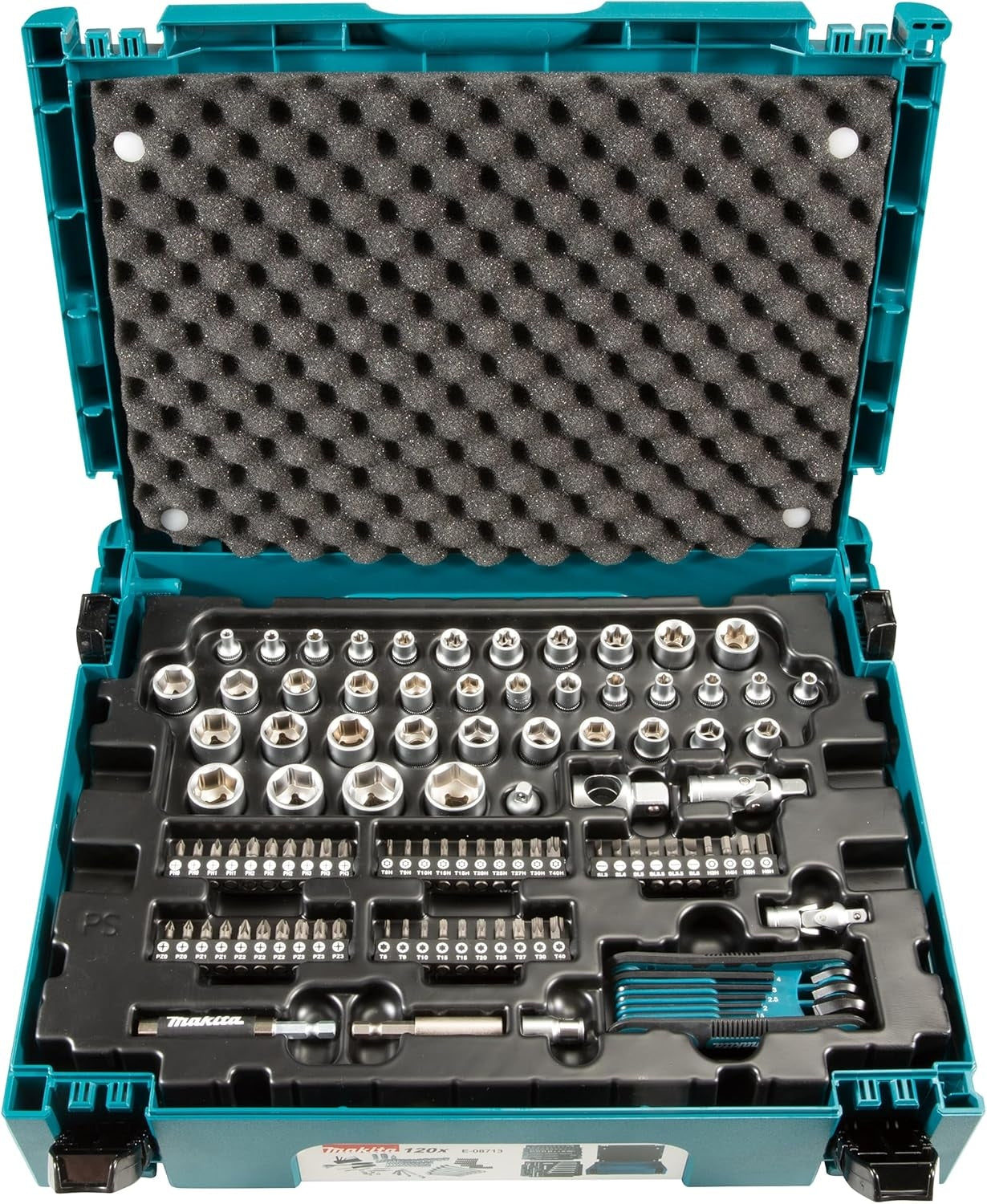 MAKITA SET OF HAND TOOLS 120 ELEMENTS BLACK BLUE SET PRO Brand Makita