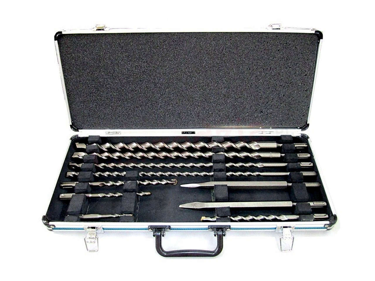 MAKITA Set of long drills and chisels SDS + Plus D-42385 aluminium case