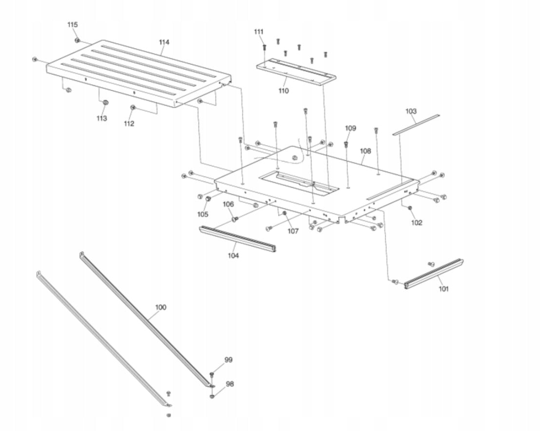 MAKITA TABLE INSERT FOR CHAINSAW 2712 JM27100148 Manufacturer code JM27100148