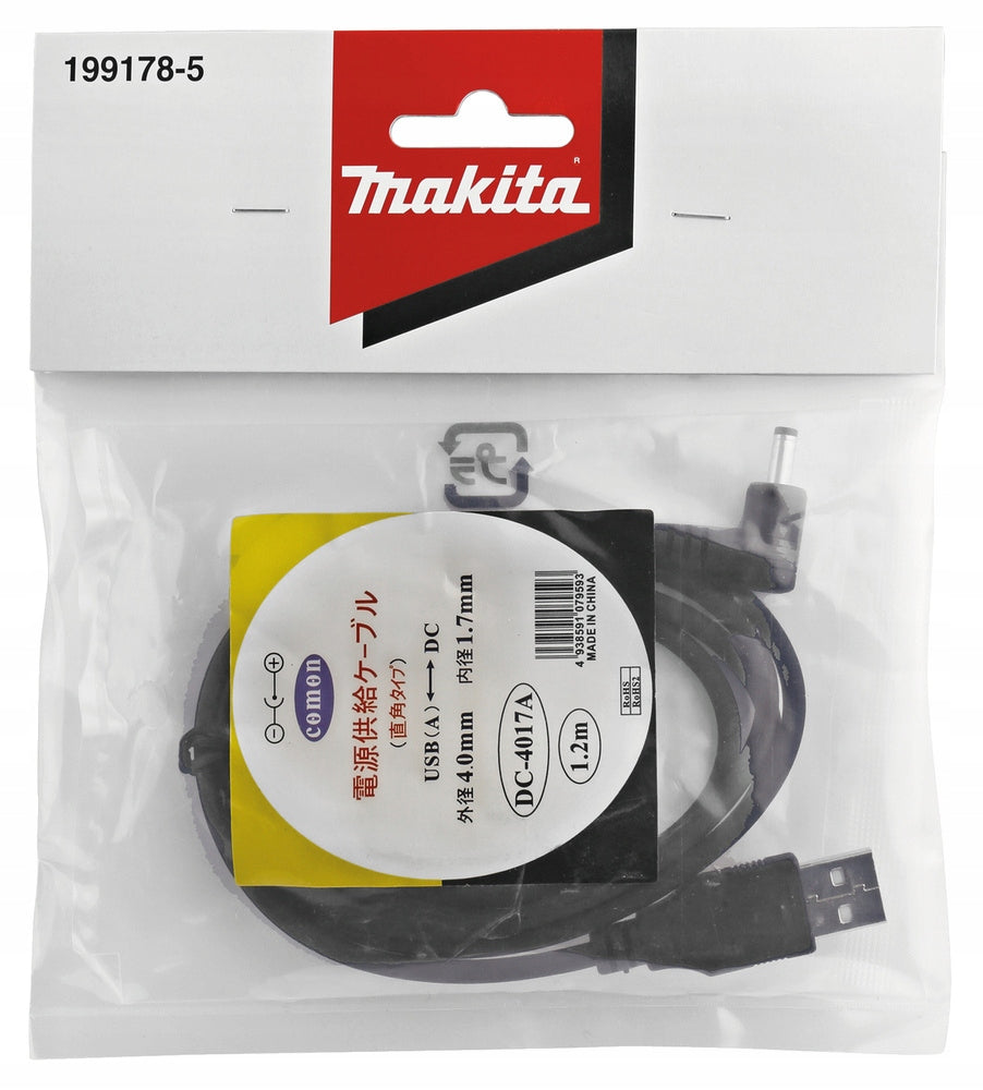 MAKITA USB cable for connecting SK105/106 laser with 18V ADP05 199178-5 Packaging status original