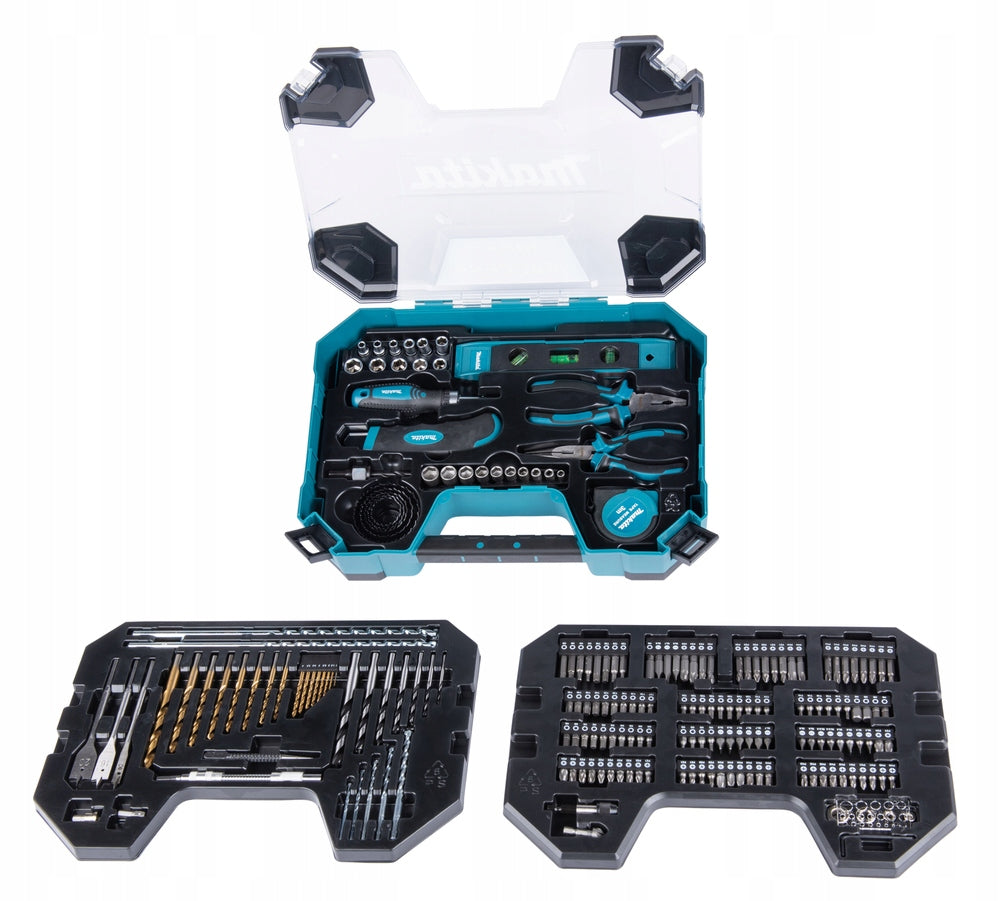 MAKITA sada bitů a vrtáků 200 ks v plastovém kufru E-22610 Brand Makita