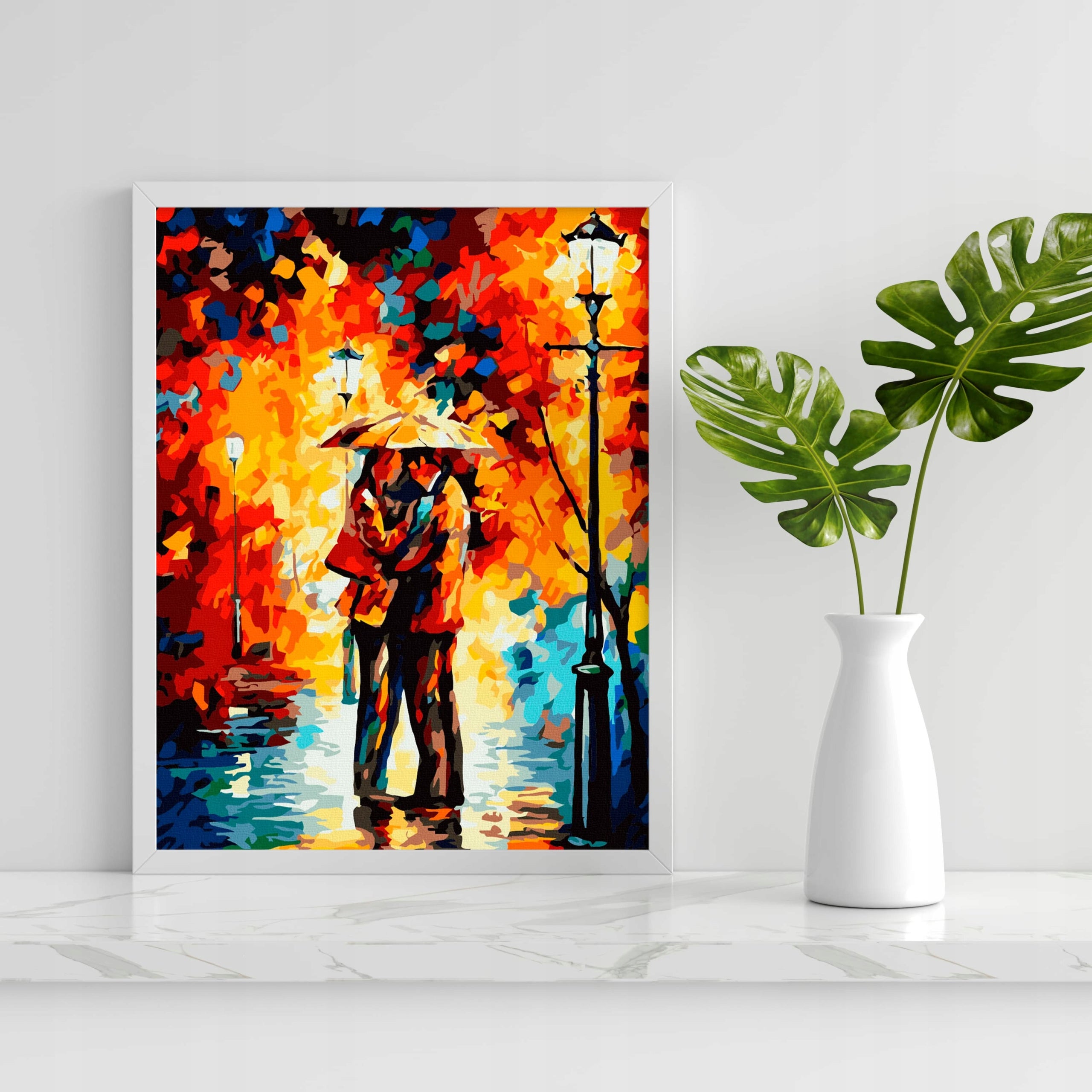 Malen nach Zahlen Abendlichter, 40x50 cm 