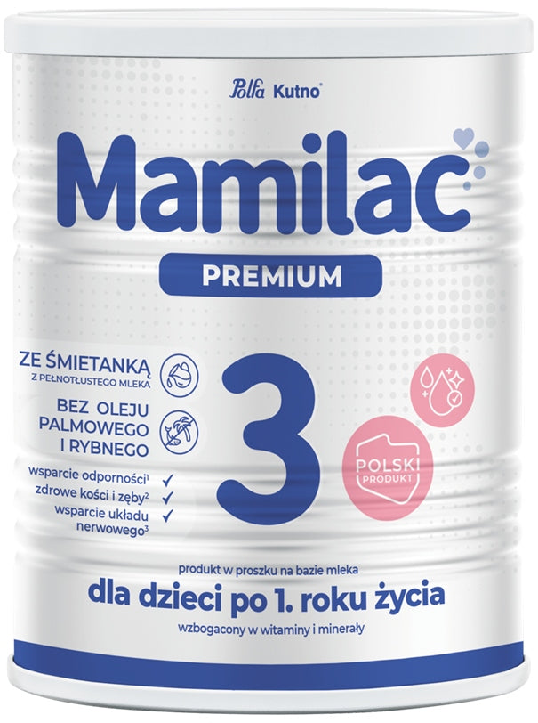 MAMILAC PREMIUM 3 MILK NEXT AFTER 12 MONTHS WITHOUT PALM OIL 400G