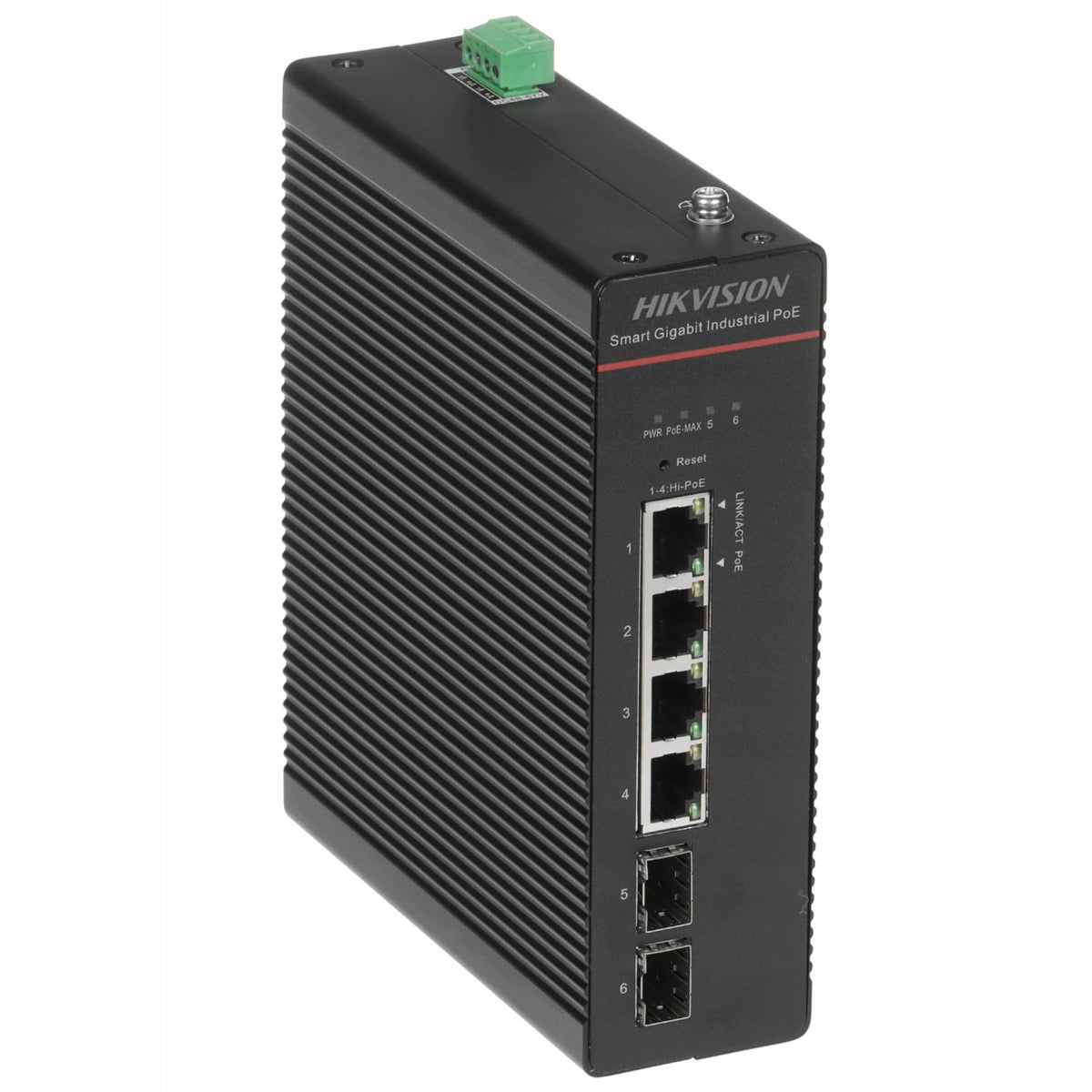 MANAGED INDUSTRIAL SWITCH POE DS-3T1506HP-SI-4P2F/NO POWER UNIT 4-PORT