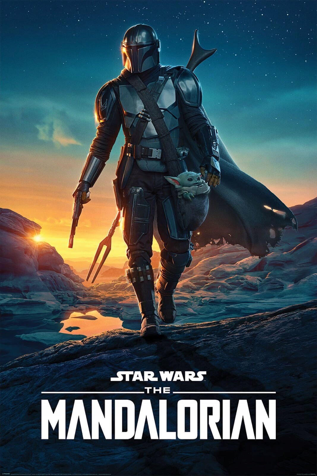Star Wars The Mandalorian Nightfall – Poster 61 x 91,5 cm 