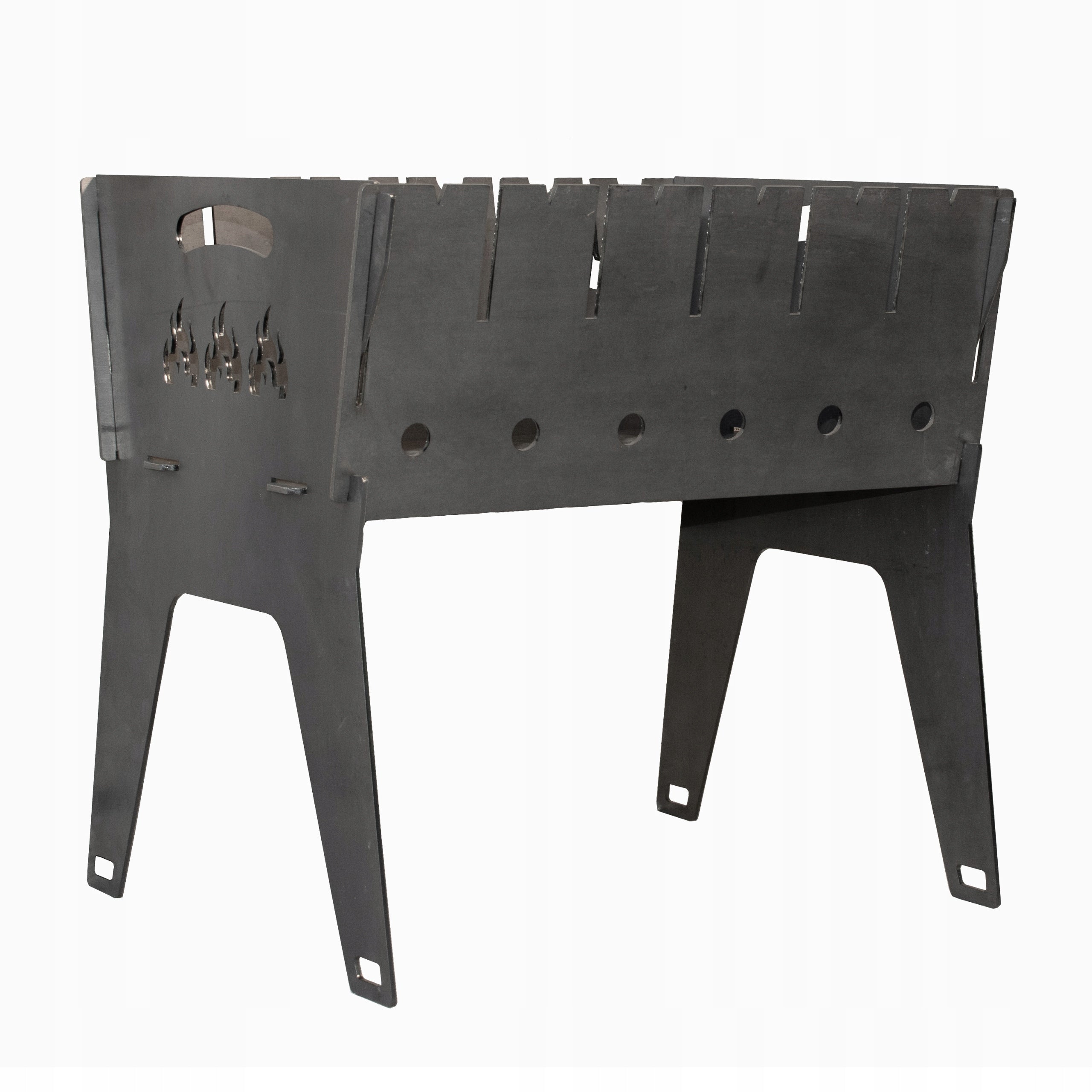 MANGAL FOLDING GRILL MADE OF 3 MM STEEL FOR SKEWERS AND GRILLING L63 Manufacturer no brand