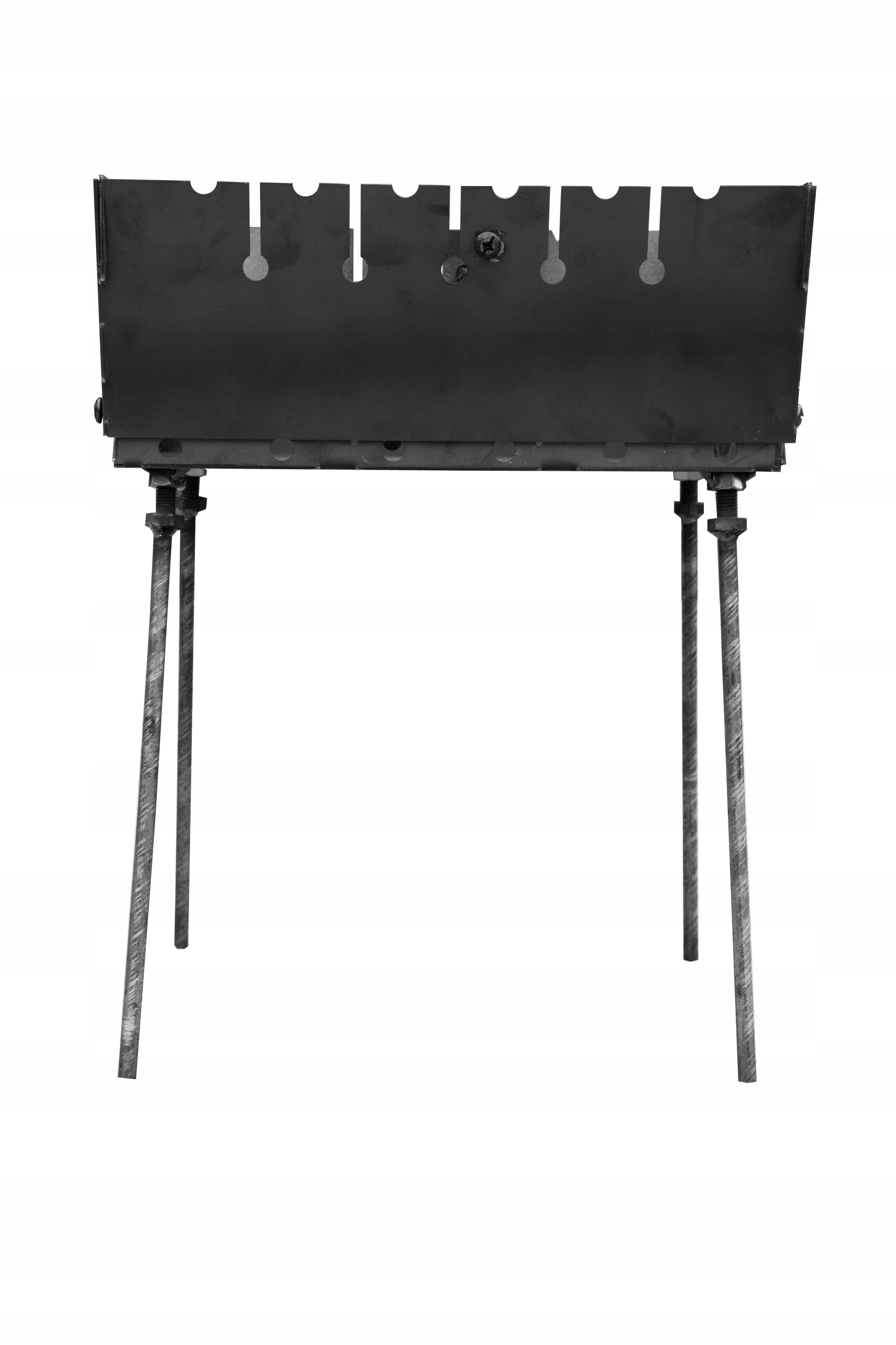MANGAL FOLDING "TOURIST" 2MM SUITCASE FOR 6 SKEWERS T62 Grill depth 16 cm