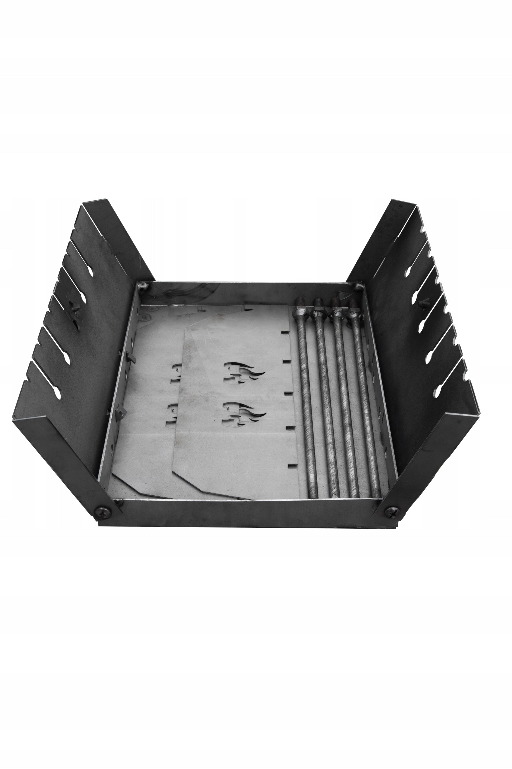 MANGAL FOLDING "TOURIST" 2MM SUITCASE FOR 6 SKEWERS T62 Manufacturer no brand