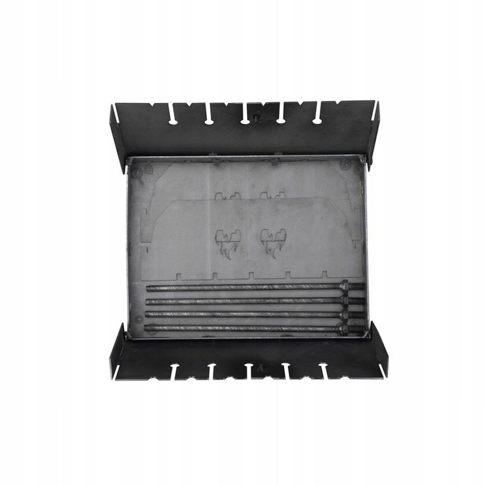 MANGAL "TOURIST" FOR 6 SKEWERS 2MM + COVER GRILL FOLDED T62P Manufacturer no brand