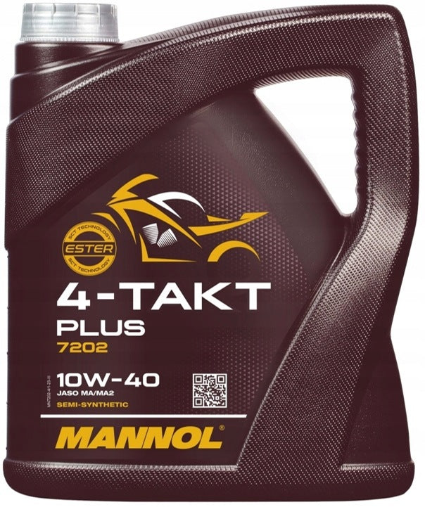 MANNOL 4-Takt Plus 10W-40 4L / 72024 Production 07/2026 Manufacturer code MN7202-4
