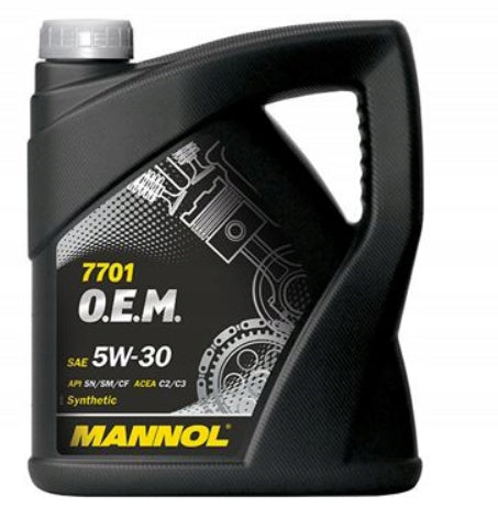 MANNOL 5W30 O.E.M. FOR CHEVROLET OPEL MN7701 4L