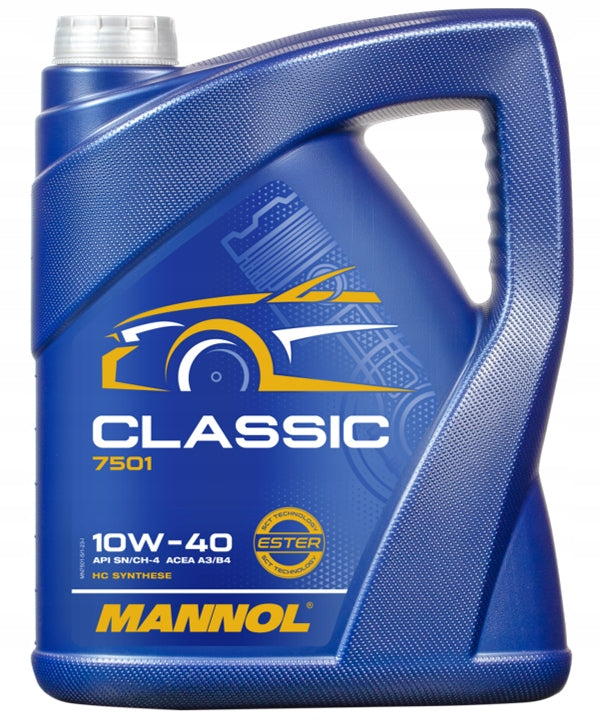 MANNOL CLASSIC 10W-40 5L / 75015 Production 08/2026 Manufacturer code MN7501-5
