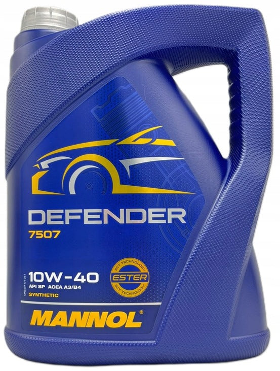 MANNOL Defender 10W-40 5L / 75075 Production 08/2026 Manufacturer code MN7507-5